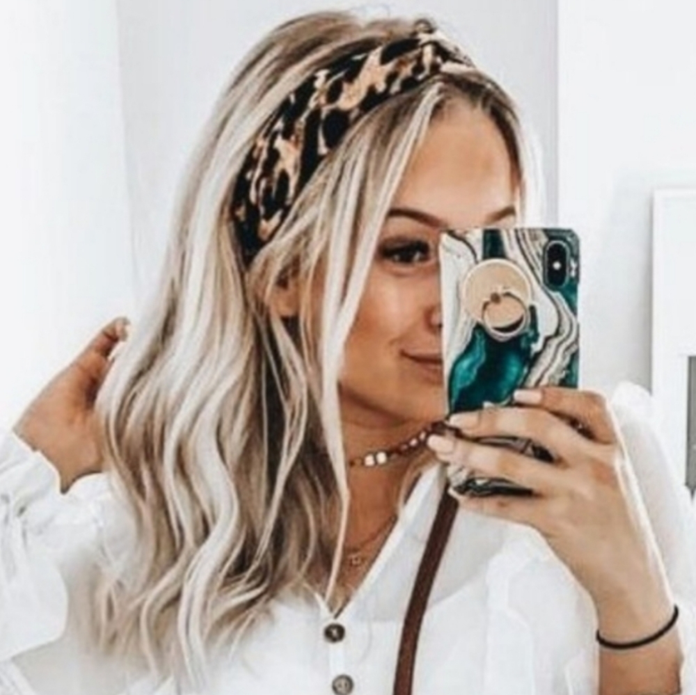 New Leopard Print Makeup/Skincare Headband